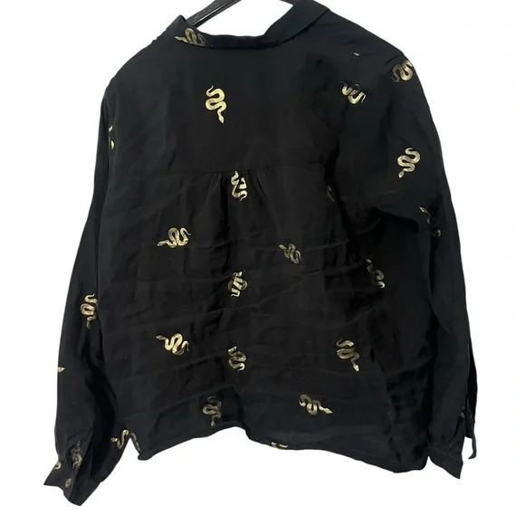 Black Gold Snake Top - Picture 8 of 11